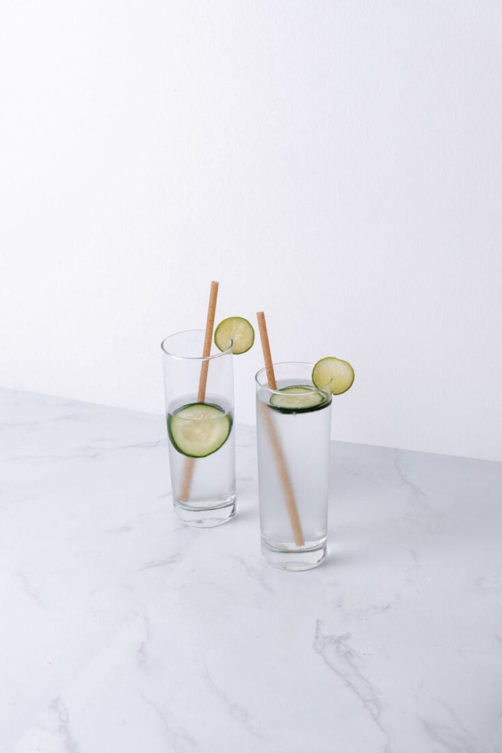Biodegradable Agave straws, individually wrapped (2000 per case)
